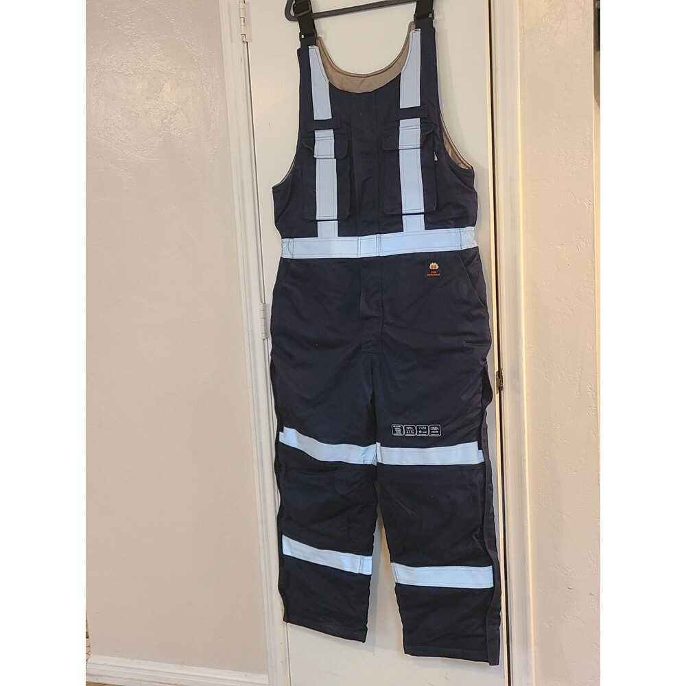 Kontra Faire Cat4 Bib Pant Overalls Flame Resistant Hi Viz Insulated S. M $544
